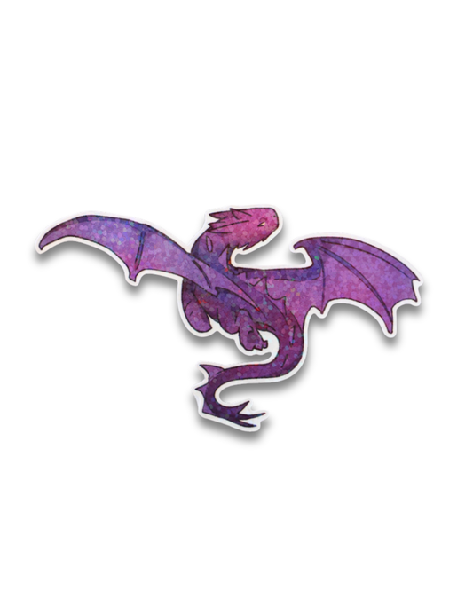 Nebula Dragon Glimmer Holo Sticker