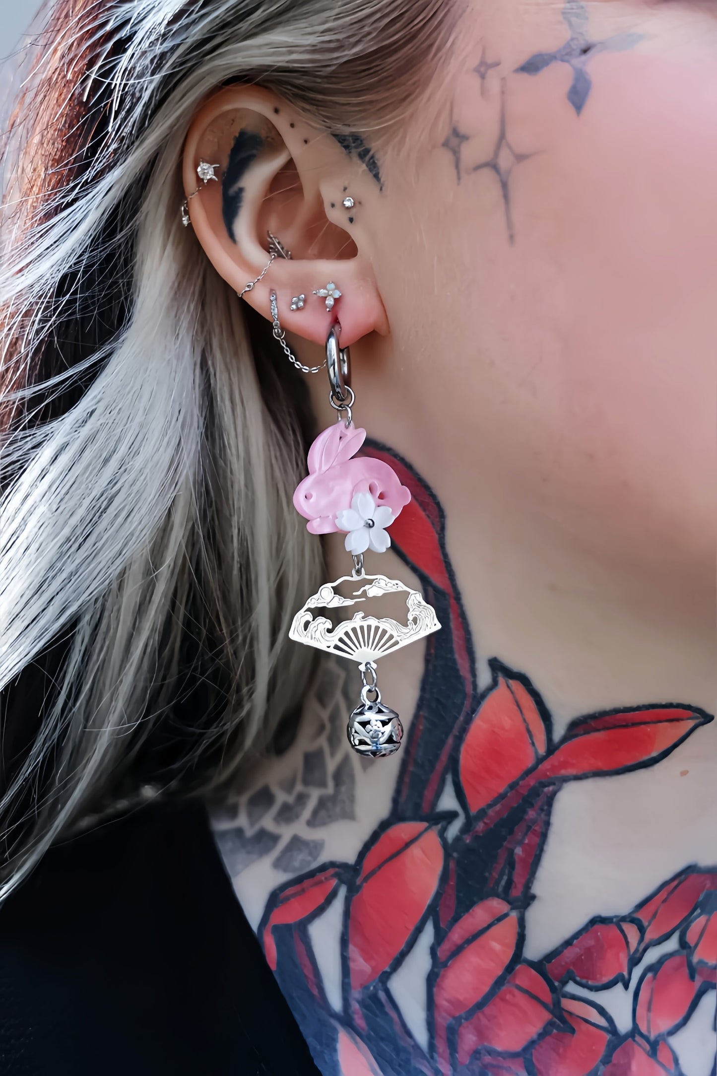 Sakura Chang'e Earrings