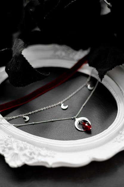 Blood Moon Necklace Set