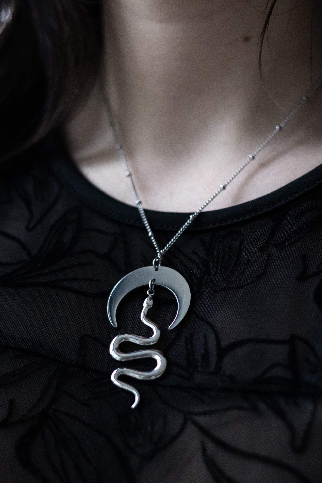 Lunar Serpent Necklace