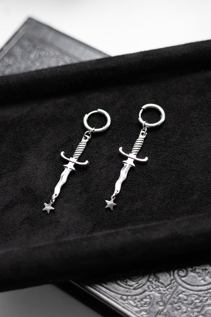 Knight’s Vow Dagger Earrings