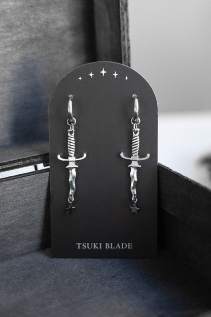 Knight’s Vow Dagger Earrings