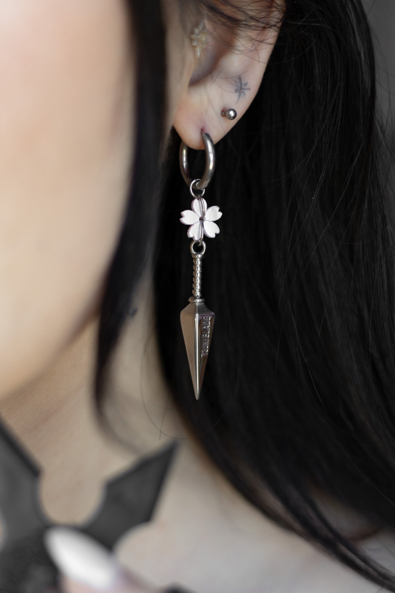 Kunai Sakura Earrings