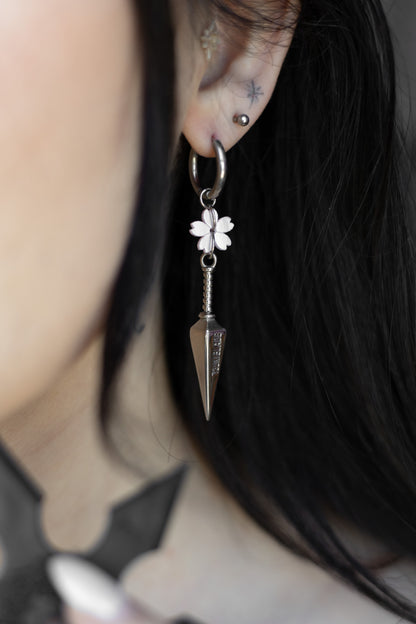 Kunai Sakura Earrings