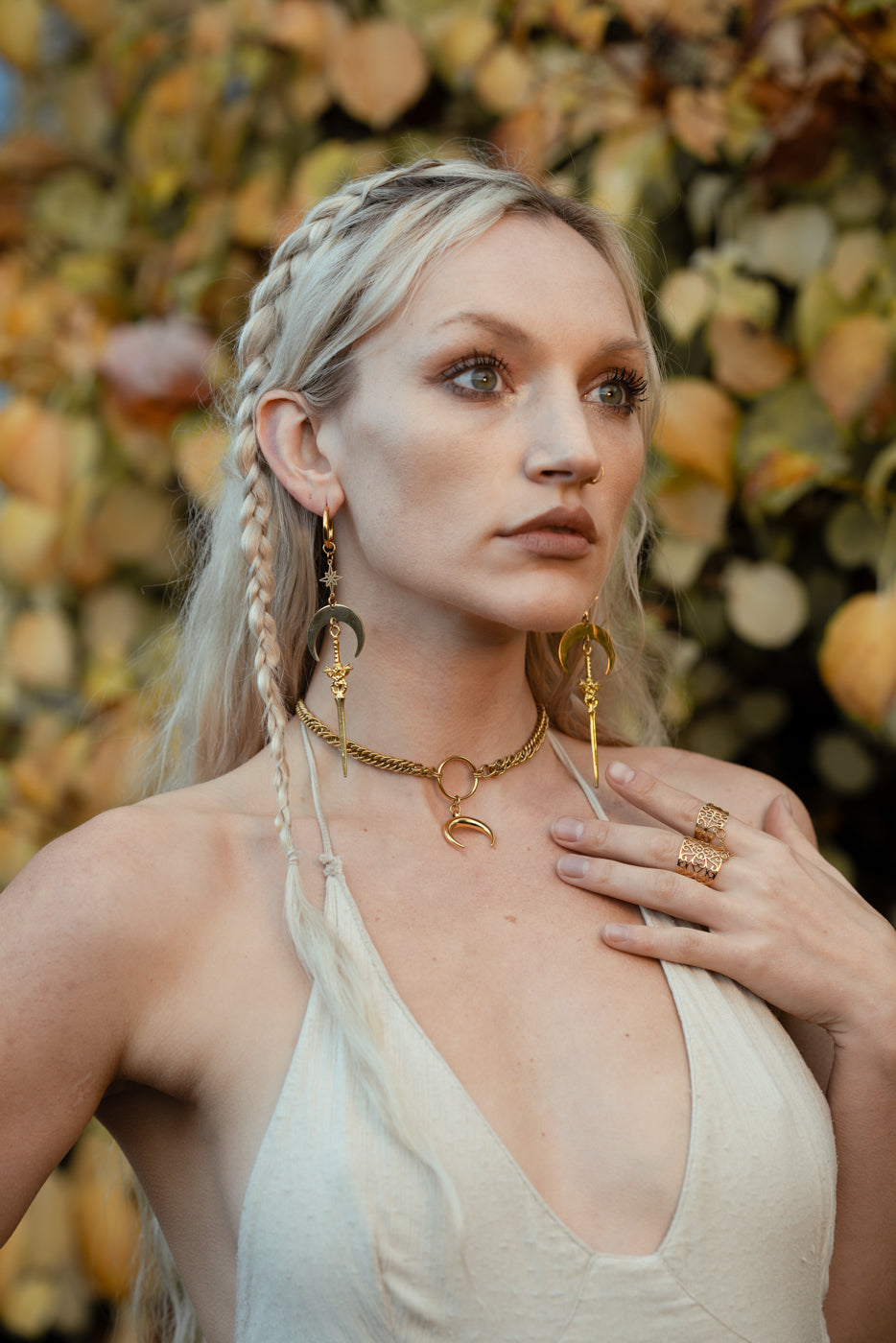 Crescent Defender Earrings