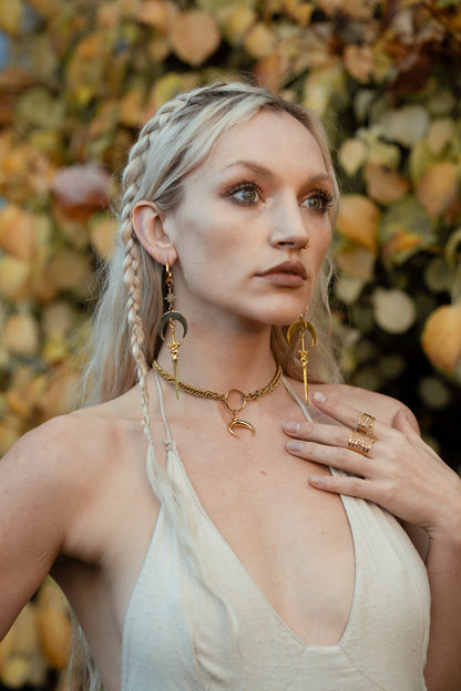 Crescent Defender Earrings