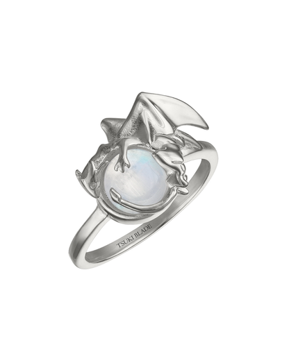 Dragon Egg Moonstone Ring
