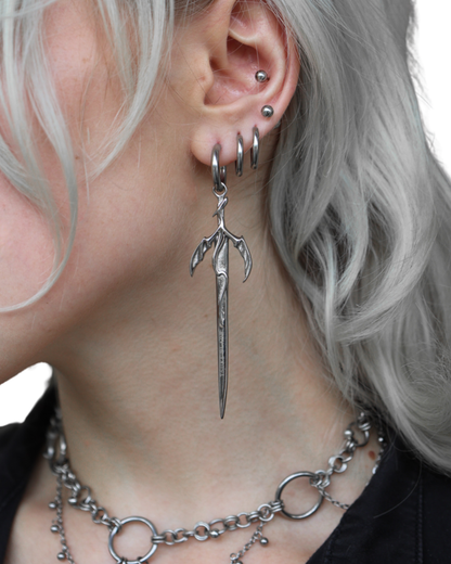 Dragon Blade Earrings