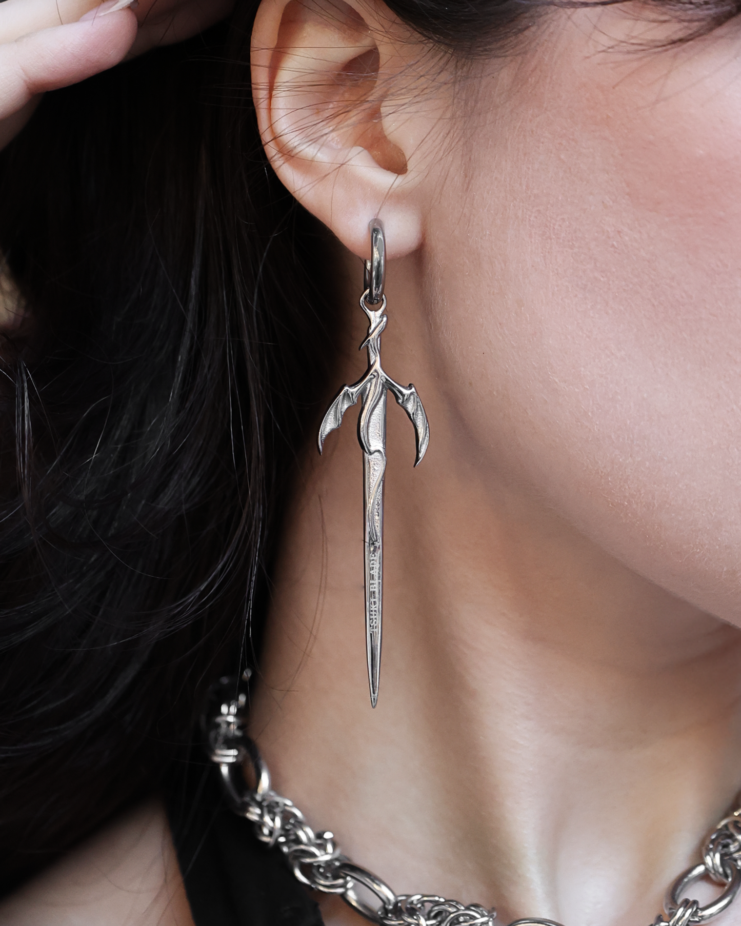 Dragon Blade Earrings