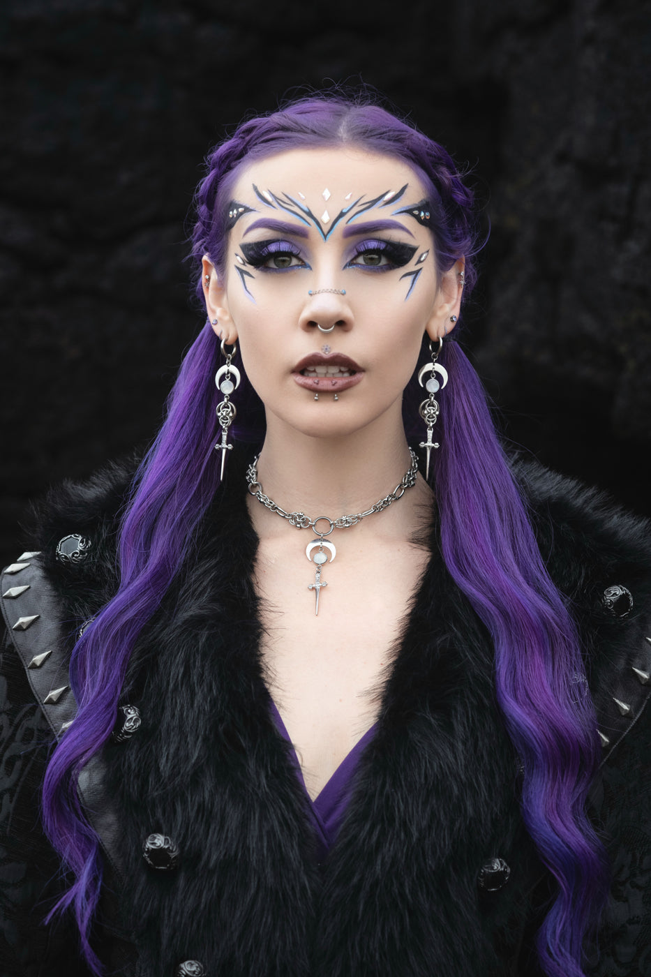 Lunar Amulet Choker Necklace