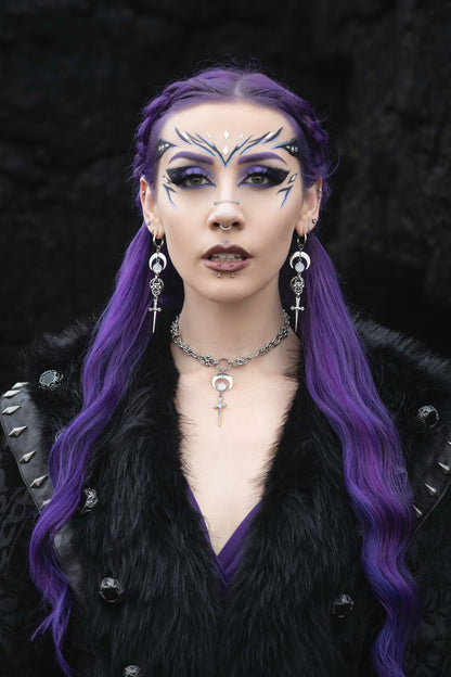 Lunar Amulet Choker Necklace