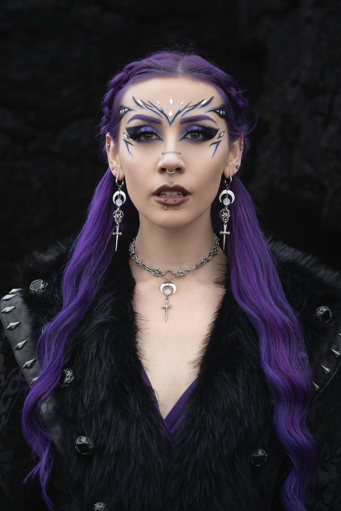 Lunar Amulet Earrings