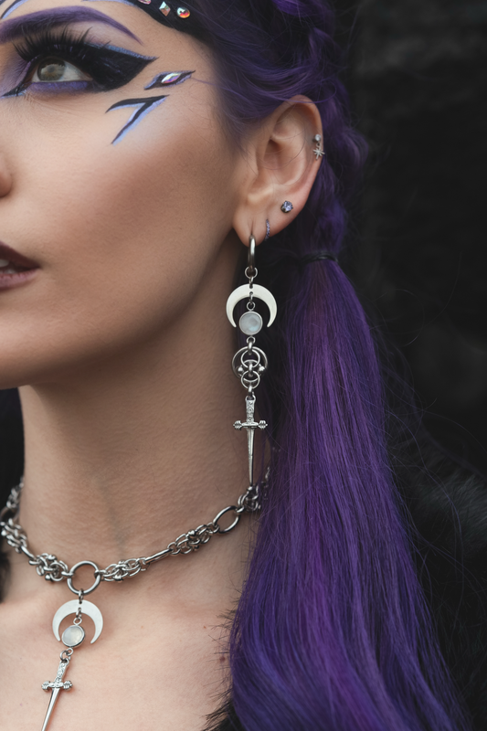 Lunar Amulet Earrings