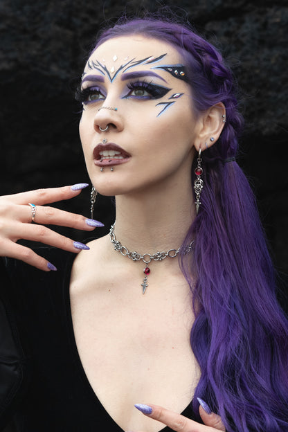 Shadow Amulet Choker Necklace