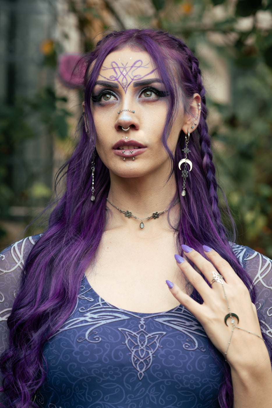 Crescent Binding Moonstone Hand Chain