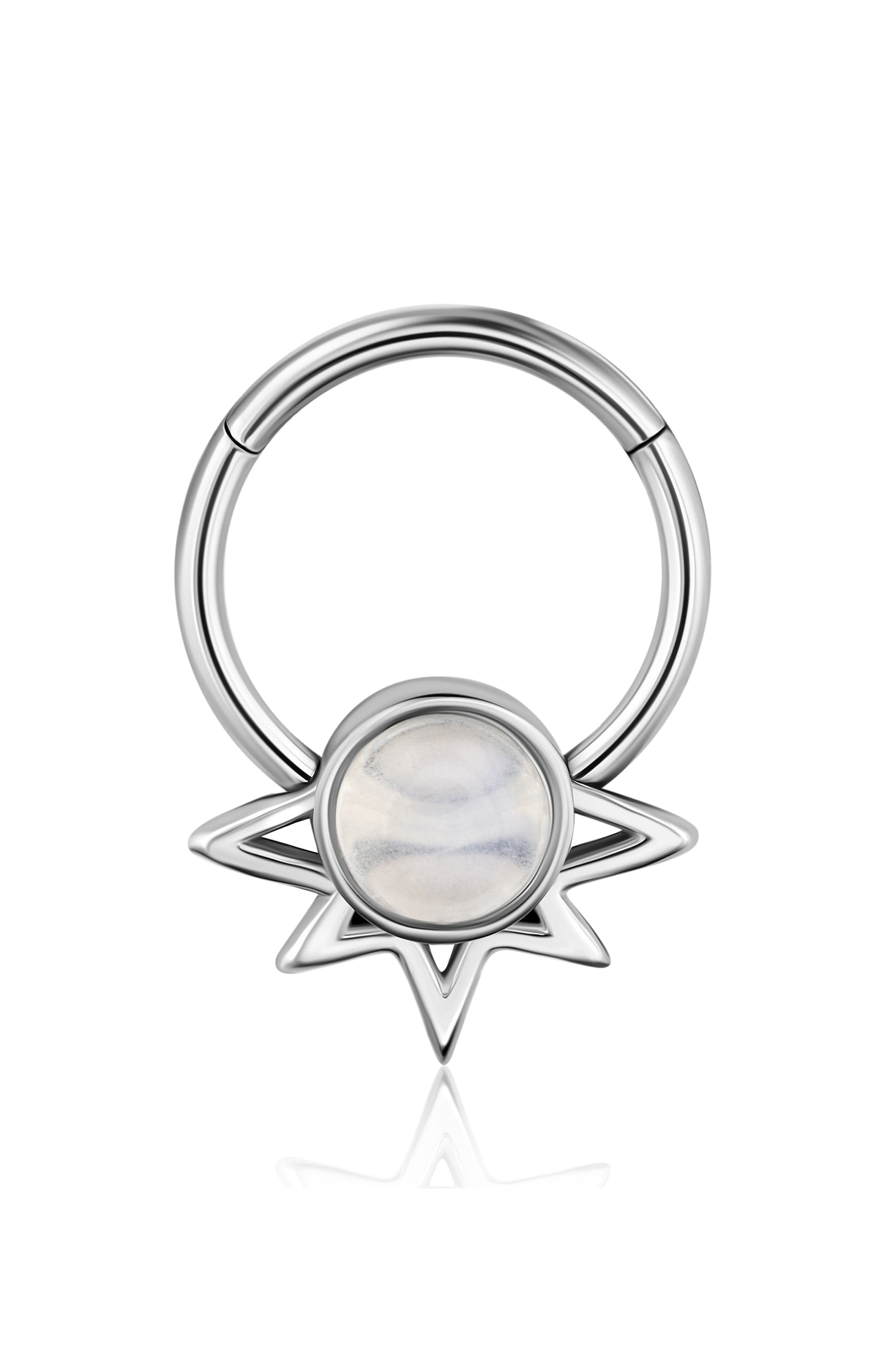 Moonstone Essence Septum Ring