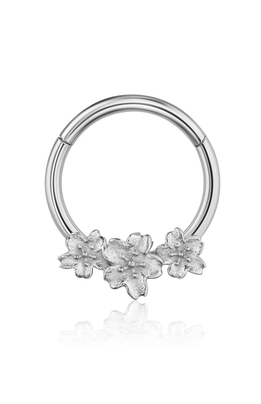 Sakura Septum Clicker Ring