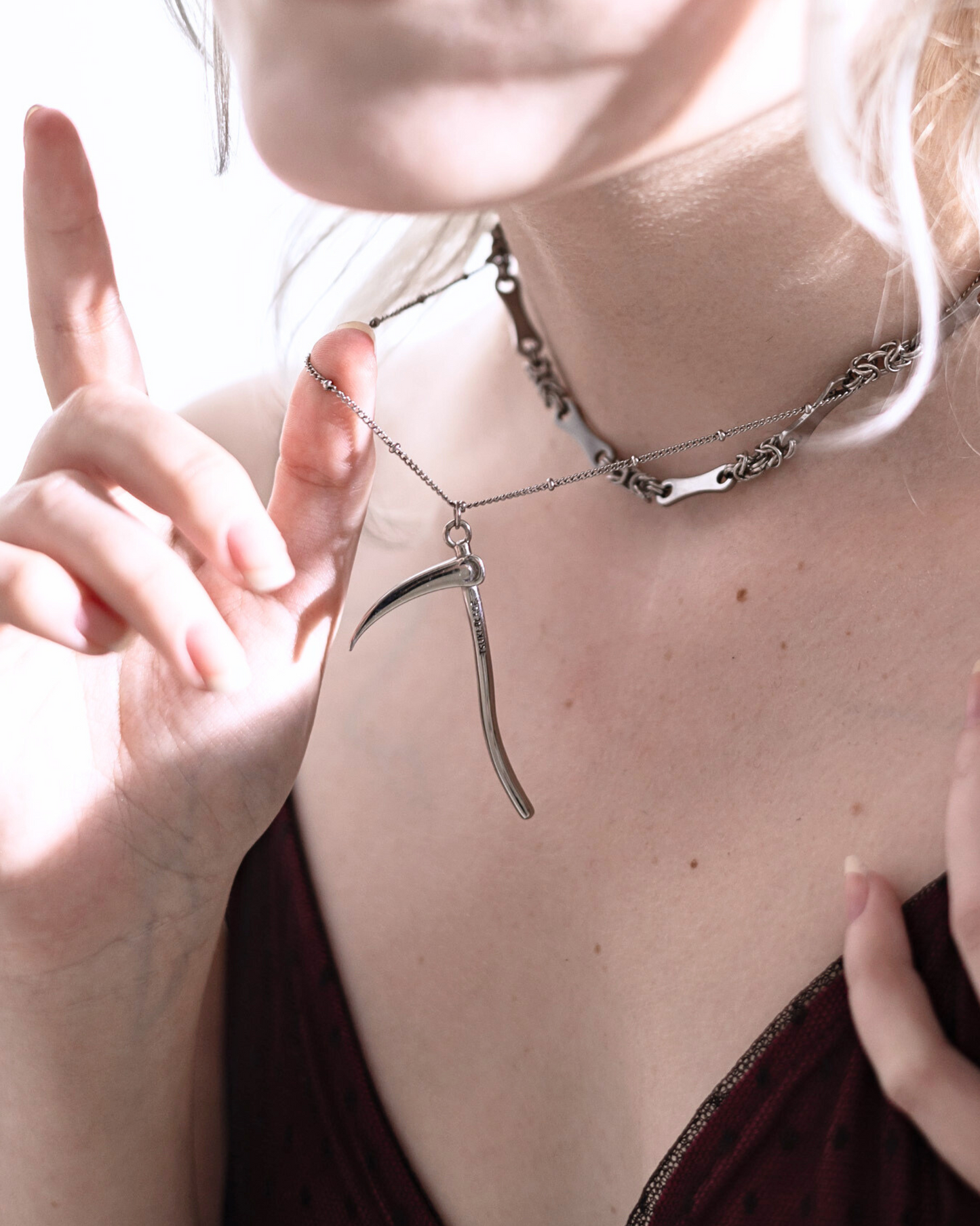 Moon Scythe Necklace