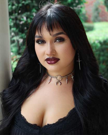 Hail Of Blades Choker Necklace