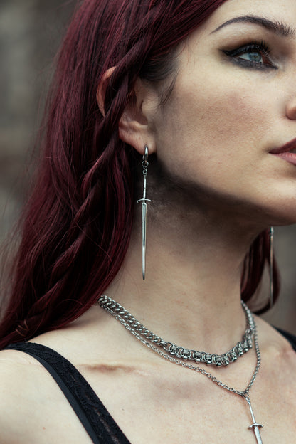 Oath Blade Earrings