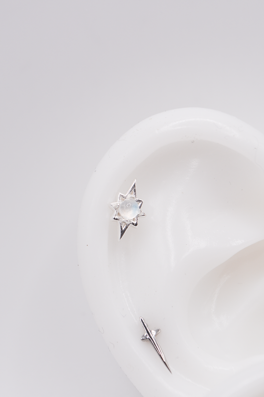 Moonstone Essence Piercing Flatback - Tsuki Blade