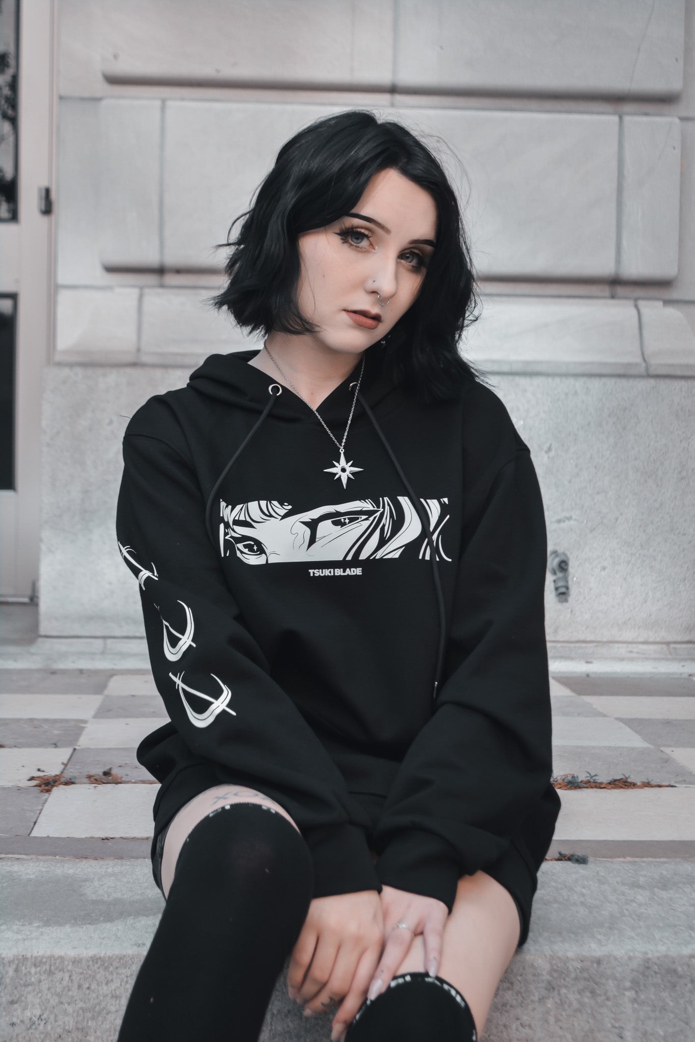 Tsuki oversized hoodie sale