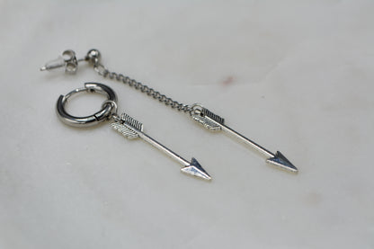 Rain Of Arrows Duo Earrings - Tsuki Blade