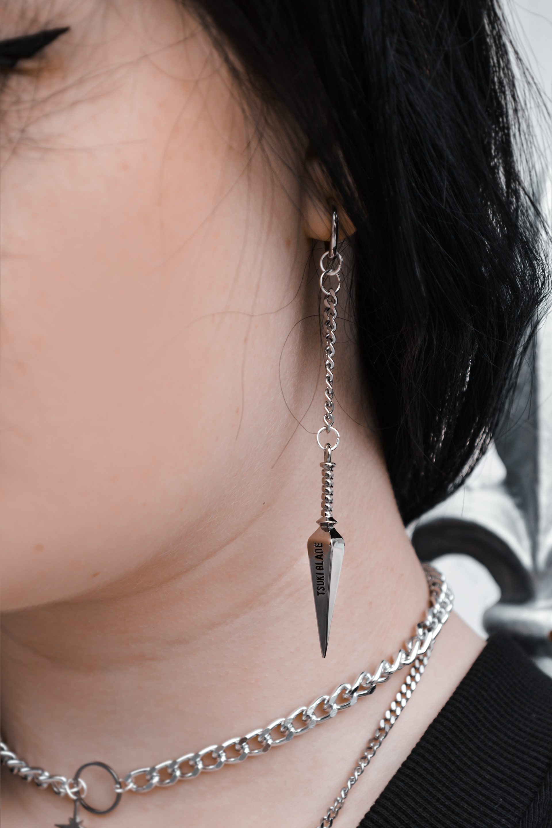 No Mercy Statement Earring
