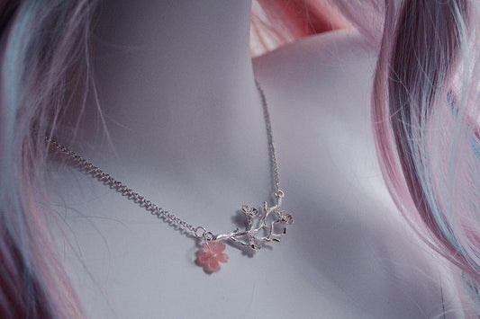 Sakura Branch Necklace - Tsuki Blade